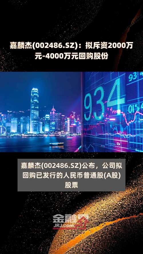 科大智能：拟回购2000万元-4000万元股份